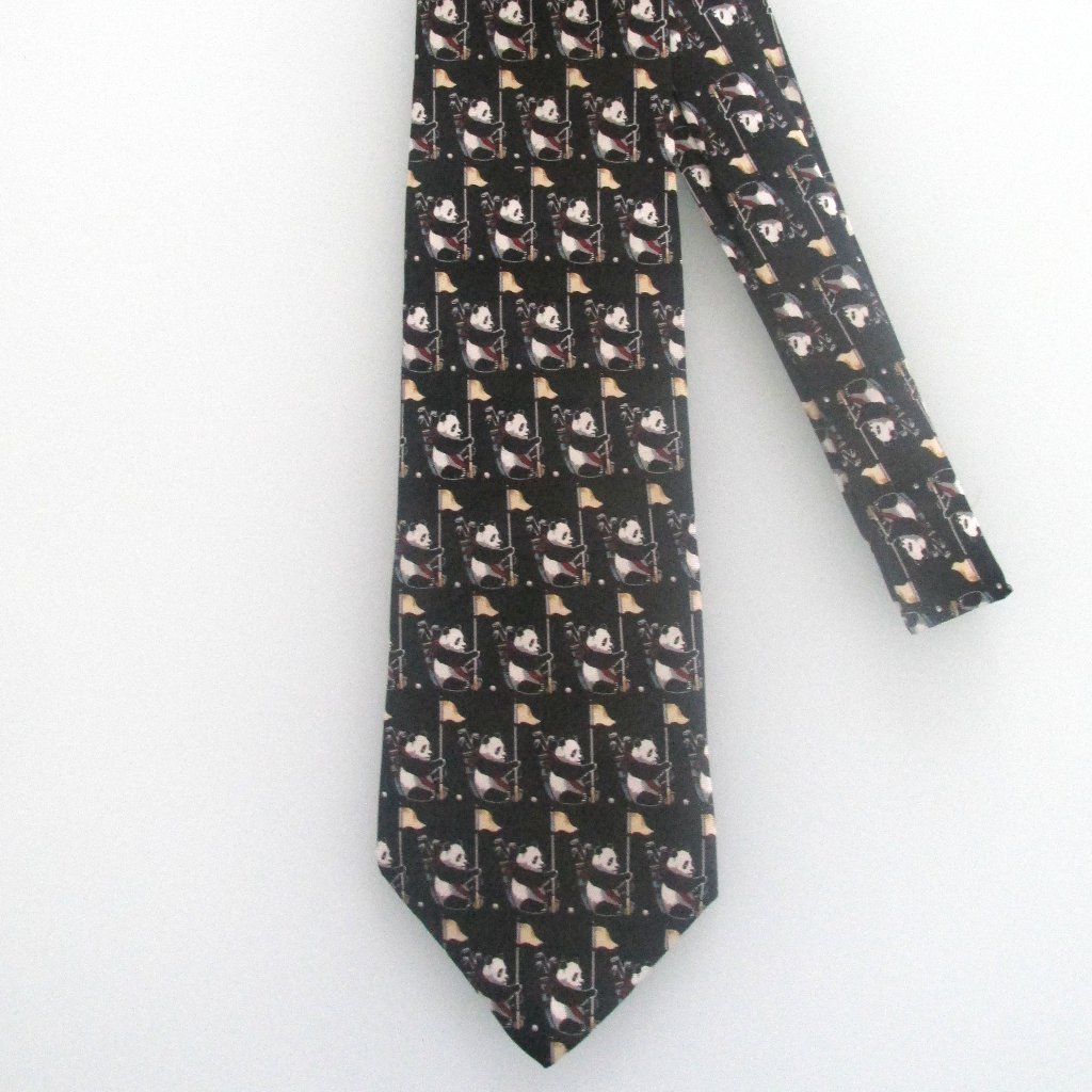 Pebble Beach Golf Mens Silk Tie